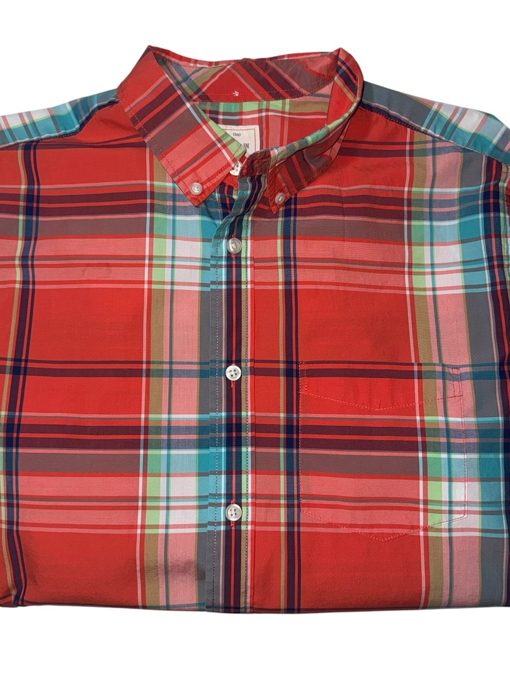GAP (EUC) Men’s 100% Cotton Button Up, Size Large - Picture 2 of 8